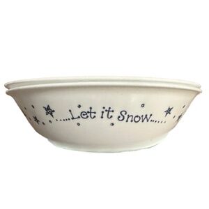 Corelle “Let It Snow” Large Serving / Mixing Bowl